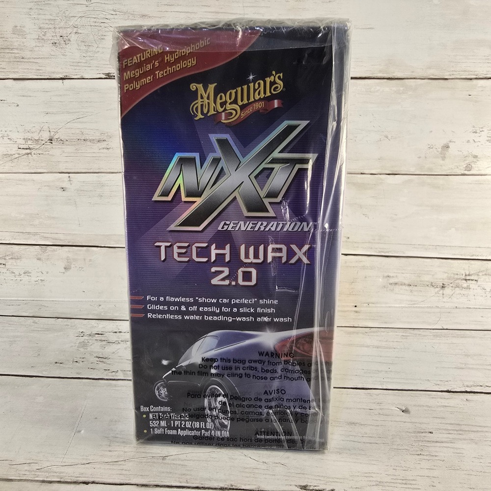 New Sealed Meguiars NXT Generation Tech Wax 2.0 Synthetic Polymer Sealant 18oz